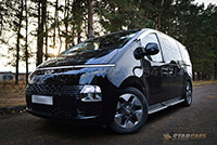 Фото 1 — Аренда минивэна Hyundai Staria черного цвета в Новосибирске