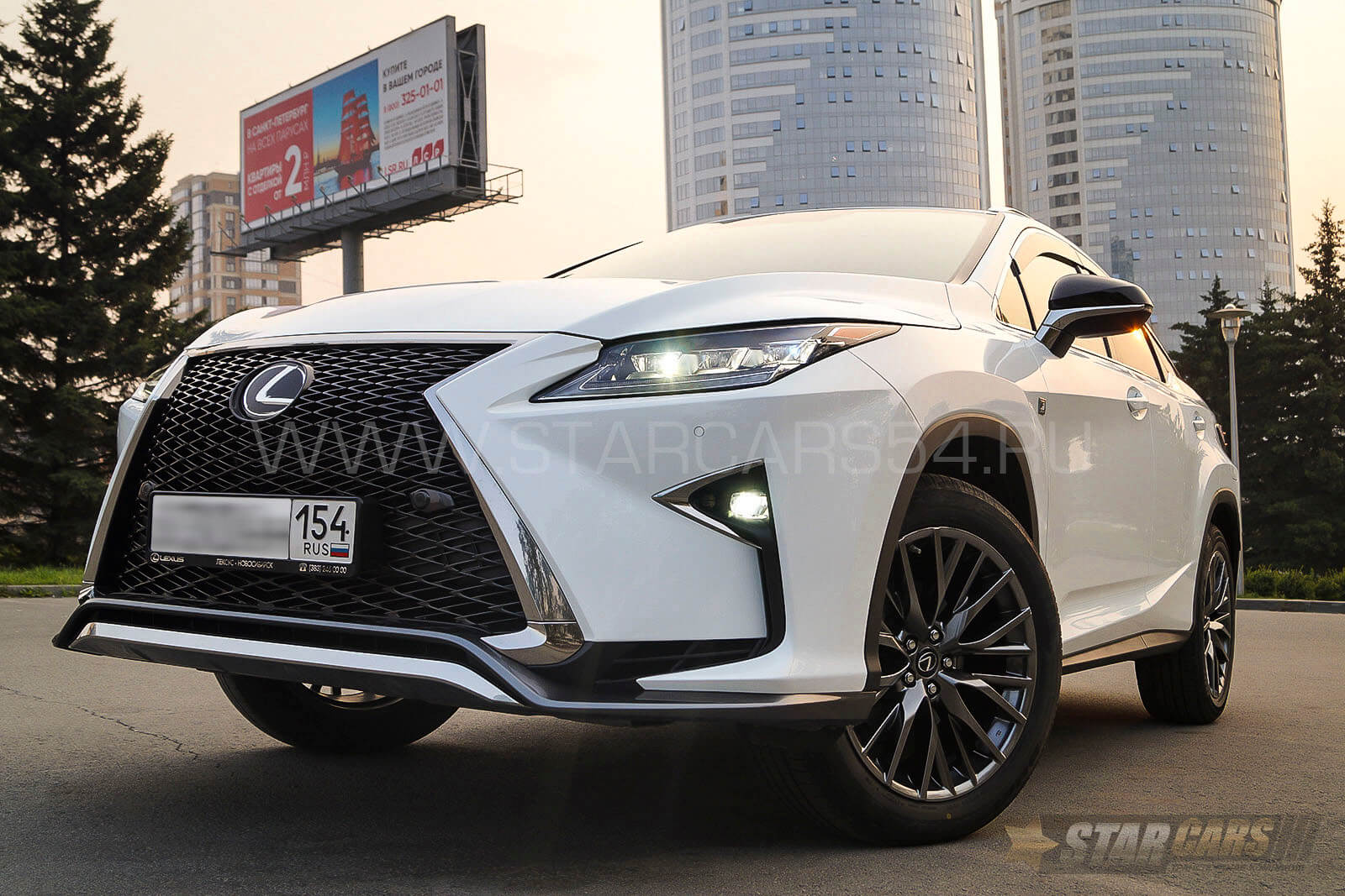 Аренда Lexus RX300 (белый) с водителем