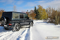 Фото 5 — Аренда черного Mercedes-Benz G-class Brabus с водителем в Новосибирске