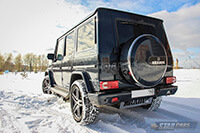 Фото 6 — Аренда черного Mercedes-Benz G-class Brabus с водителем в Новосибирске
