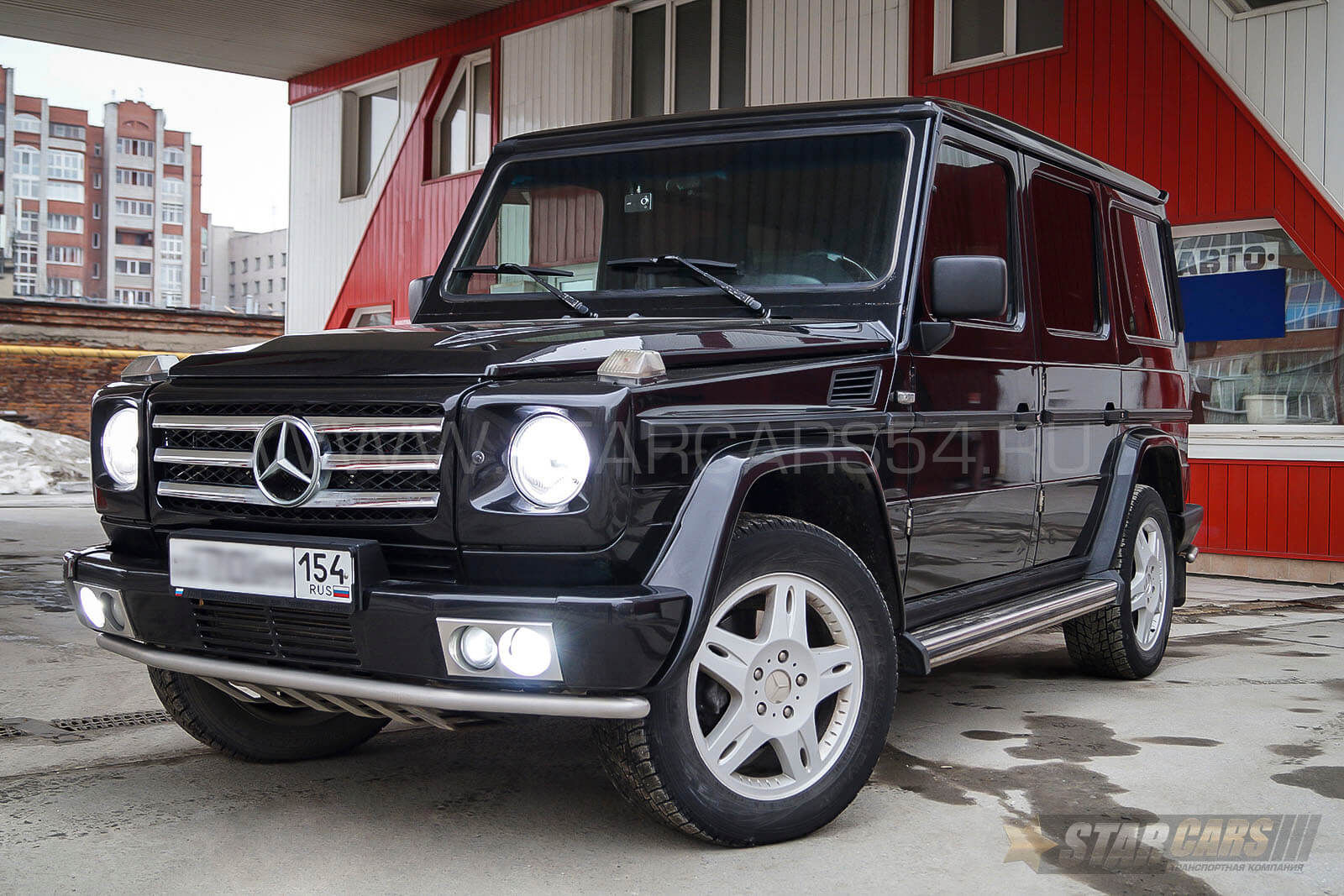Аренда Mercedes-Benz Gelandewagen (черный) с водителем