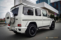 Фото 6 — Аренда белого Mercedes-Benz Gelandewagen (Гелендваген / Гелик) с водителем в Новосибирске