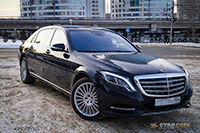 Фото 3 — Аренда черного Mercedes-Benz Maybach Long с водителем в Новосибирске
