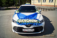 Фото 2 — Аренда свадебных украшений «Синий оазис» на машину в Новосибирске