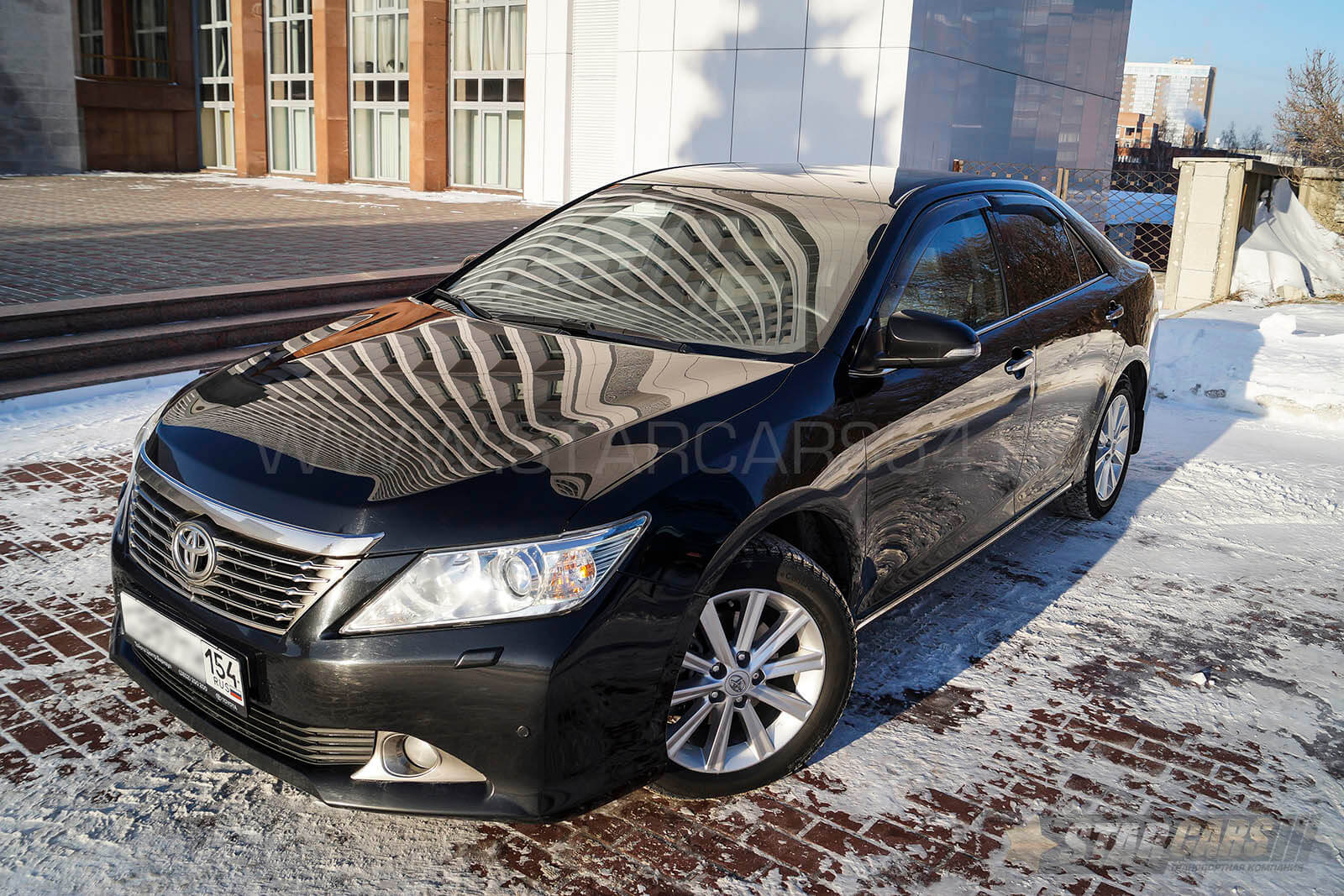 Аренда Toyota Camry v50 (черная) с водителем